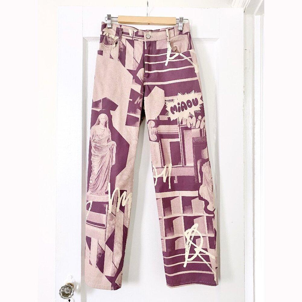 Miaou Graphic Pants size S